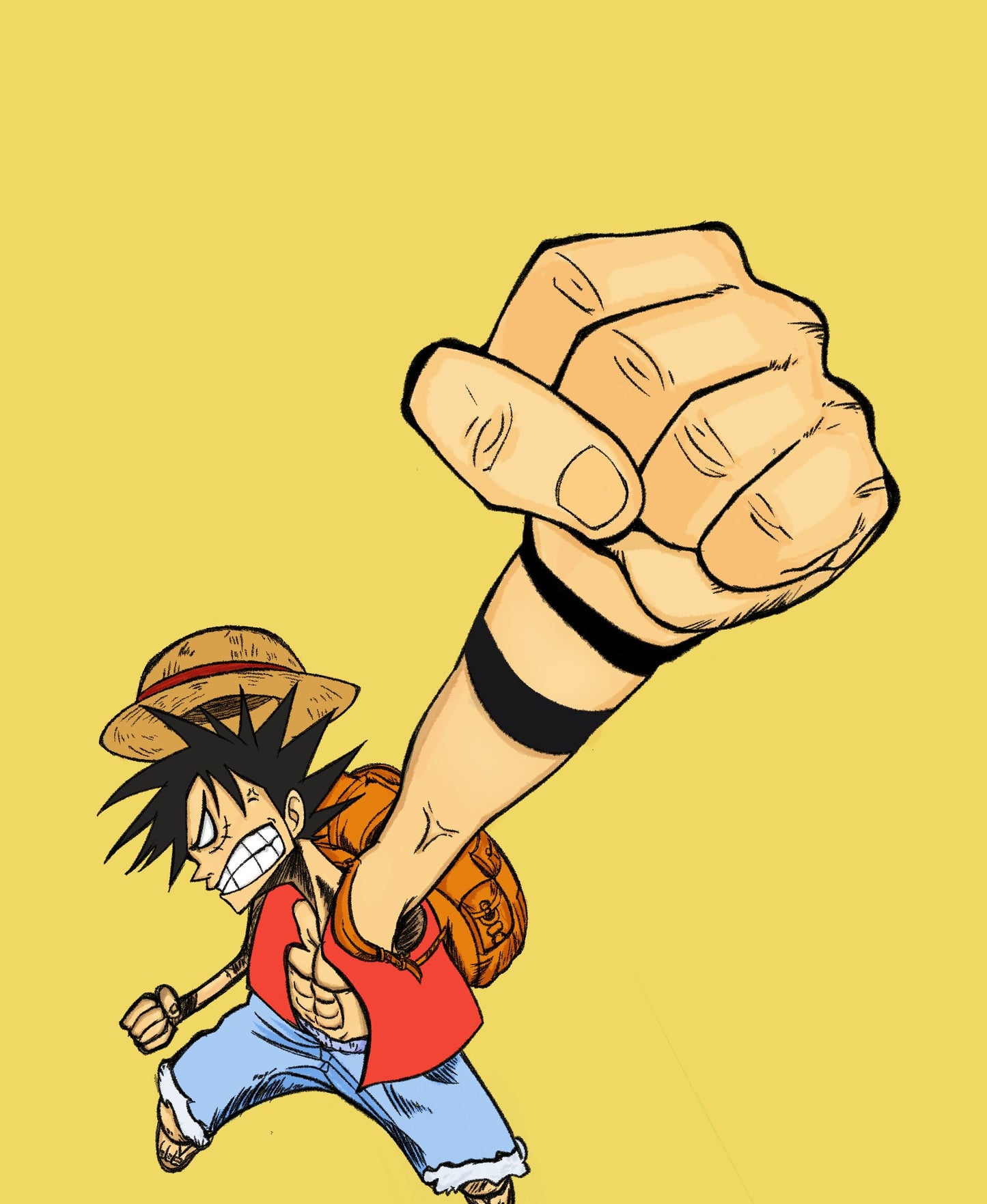 Luffy Skypia - Art x Nana