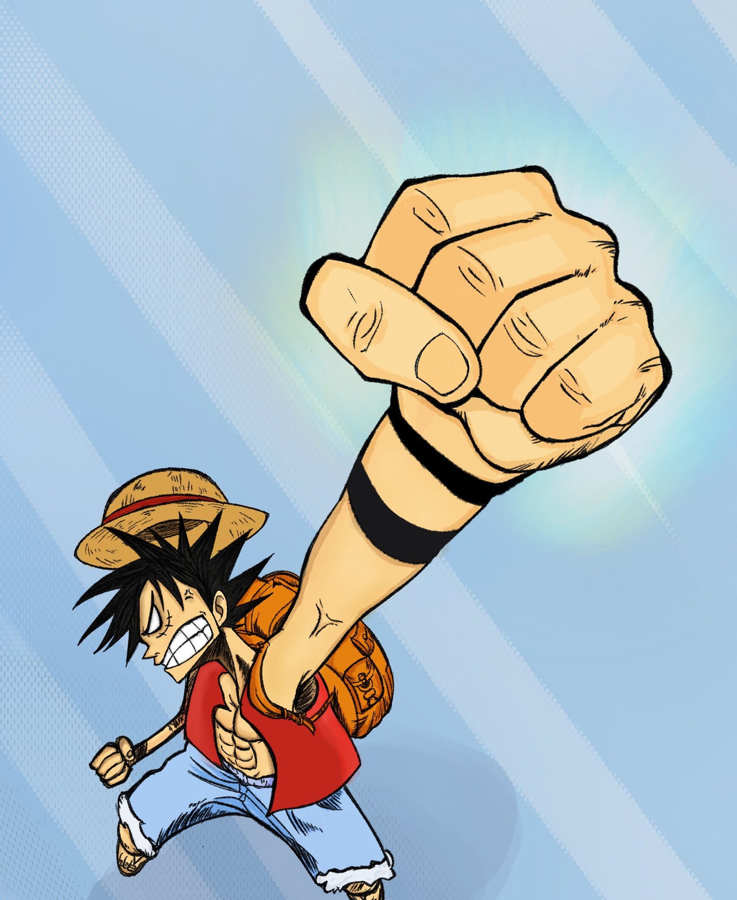 Luffy Skypia - Art x Nana