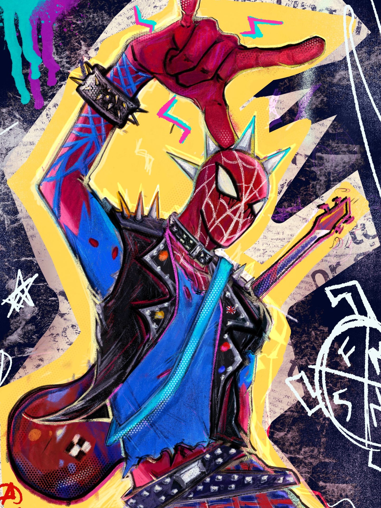 Spiderpunk - Art x Nana
